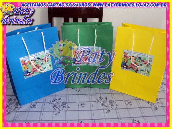 30 SACOLAS DE PAPEL P/ GULOSEIMAS COLORIDAS